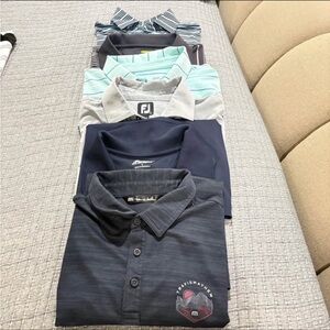 Travis Mathew Dark Blue Polo Shirt
